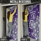 Personalized Fremantle Dockers Door Cover Aboriginal Pattern with Graffiti Style