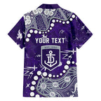 Personalized Fremantle Dockers Family Matching Mermaid Dress and Hawaiian Shirt Aboriginal Pattern with Graffiti Style