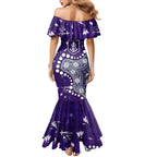 Personalized Fremantle Dockers Family Matching Mermaid Dress and Hawaiian Shirt Aboriginal Pattern with Graffiti Style