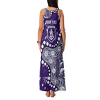 Personalized Fremantle Dockers Family Matching Tank Maxi Dress and Hawaiian Shirt Aboriginal Pattern with Graffiti Style