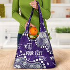 Personalized Fremantle Dockers Grocery Bag Aboriginal Pattern with Graffiti Style