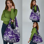 Personalized Fremantle Dockers Grocery Bag Aboriginal Pattern with Graffiti Style