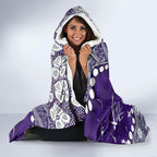 Personalized Fremantle Dockers Hooded Blanket Aboriginal Pattern with Graffiti Style