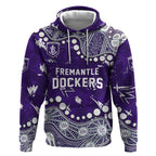 Personalized Fremantle Dockers Hoodie Aboriginal Pattern with Graffiti Style