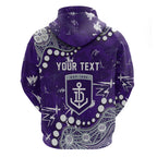 Personalized Fremantle Dockers Hoodie Aboriginal Pattern with Graffiti Style