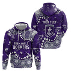 Personalized Fremantle Dockers Hoodie Aboriginal Pattern with Graffiti Style