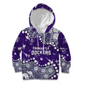 Personalized Fremantle Dockers Kid Hoodie Aboriginal Pattern with Graffiti Style