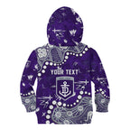 Personalized Fremantle Dockers Kid Hoodie Aboriginal Pattern with Graffiti Style
