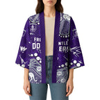 Personalized Fremantle Dockers Kimono Aboriginal Pattern with Graffiti Style