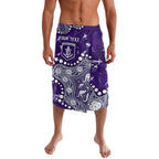 Personalized Fremantle Dockers Lavalava Aboriginal Pattern with Graffiti Style