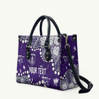 Personalized Fremantle Dockers Leather Bag Aboriginal Pattern with Graffiti Style