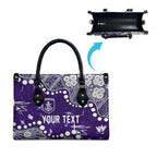 Personalized Fremantle Dockers Leather Bag Aboriginal Pattern with Graffiti Style