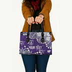 Personalized Fremantle Dockers Leather Bag Aboriginal Pattern with Graffiti Style