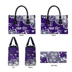 Personalized Fremantle Dockers Leather Bag Aboriginal Pattern with Graffiti Style