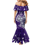 Personalized Fremantle Dockers Mermaid Dress Aboriginal Pattern with Graffiti Style