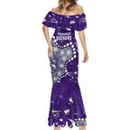 Personalized Fremantle Dockers Mermaid Dress Aboriginal Pattern with Graffiti Style