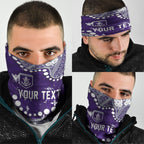 Personalized Fremantle Dockers Neck Gaiter Aboriginal Pattern with Graffiti Style