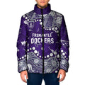 Personalized Fremantle Dockers Padded Jacket Aboriginal Pattern with Graffiti Style