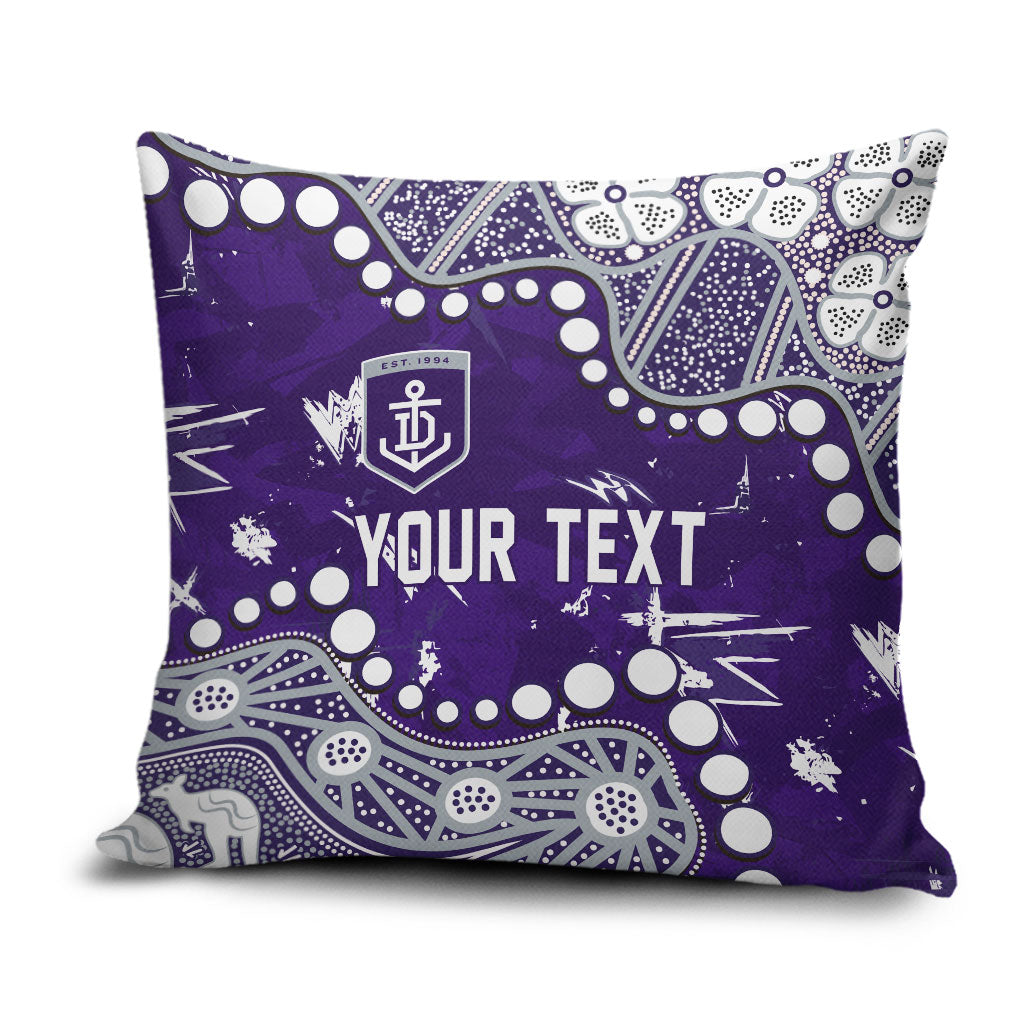 Personalized Fremantle Dockers Pillow Cover Aboriginal Pattern with Graffiti Style