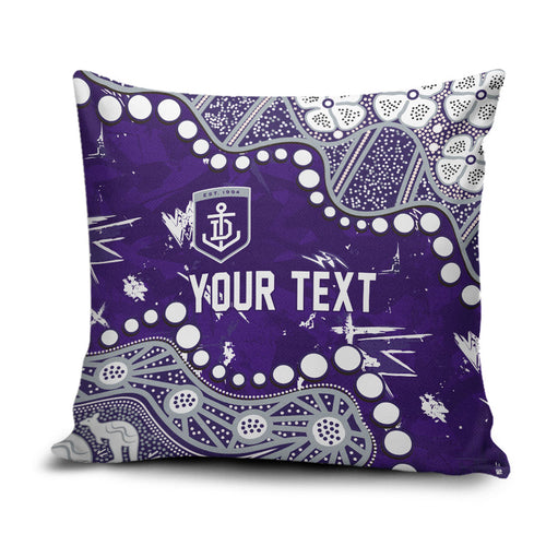 Personalized Fremantle Dockers Pillow Cover Aboriginal Pattern with Graffiti Style