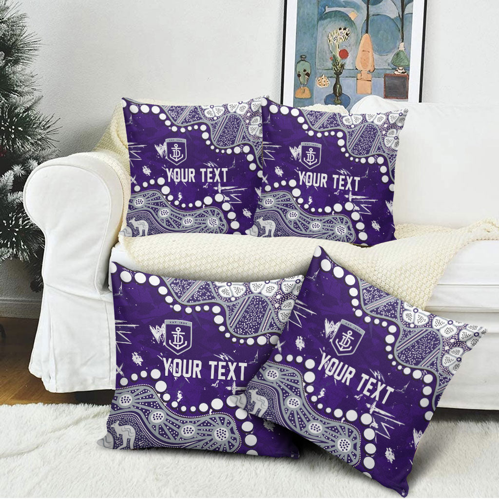 Personalized Fremantle Dockers Pillow Cover Aboriginal Pattern with Graffiti Style