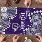 Personalized Fremantle Dockers Puzzle Aboriginal Pattern with Graffiti Style