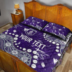 Personalized Fremantle Dockers Quilt Bed Set Aboriginal Pattern with Graffiti Style