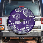 Personalized Fremantle Dockers Spare Tire Cover Aboriginal Pattern with Graffiti Style
