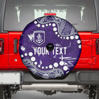 Personalized Fremantle Dockers Spare Tire Cover Aboriginal Pattern with Graffiti Style