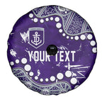 Personalized Fremantle Dockers Spare Tire Cover Aboriginal Pattern with Graffiti Style