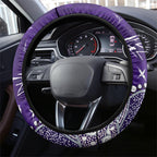 Fremantle Dockers Steering Wheel Cover Aboriginal Pattern with Graffiti Style