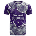 Personalized Fremantle Dockers T Shirt Aboriginal Pattern with Graffiti Style