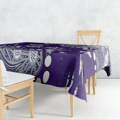 Personalized Fremantle Dockers Tablecloth Aboriginal Pattern with Graffiti Style