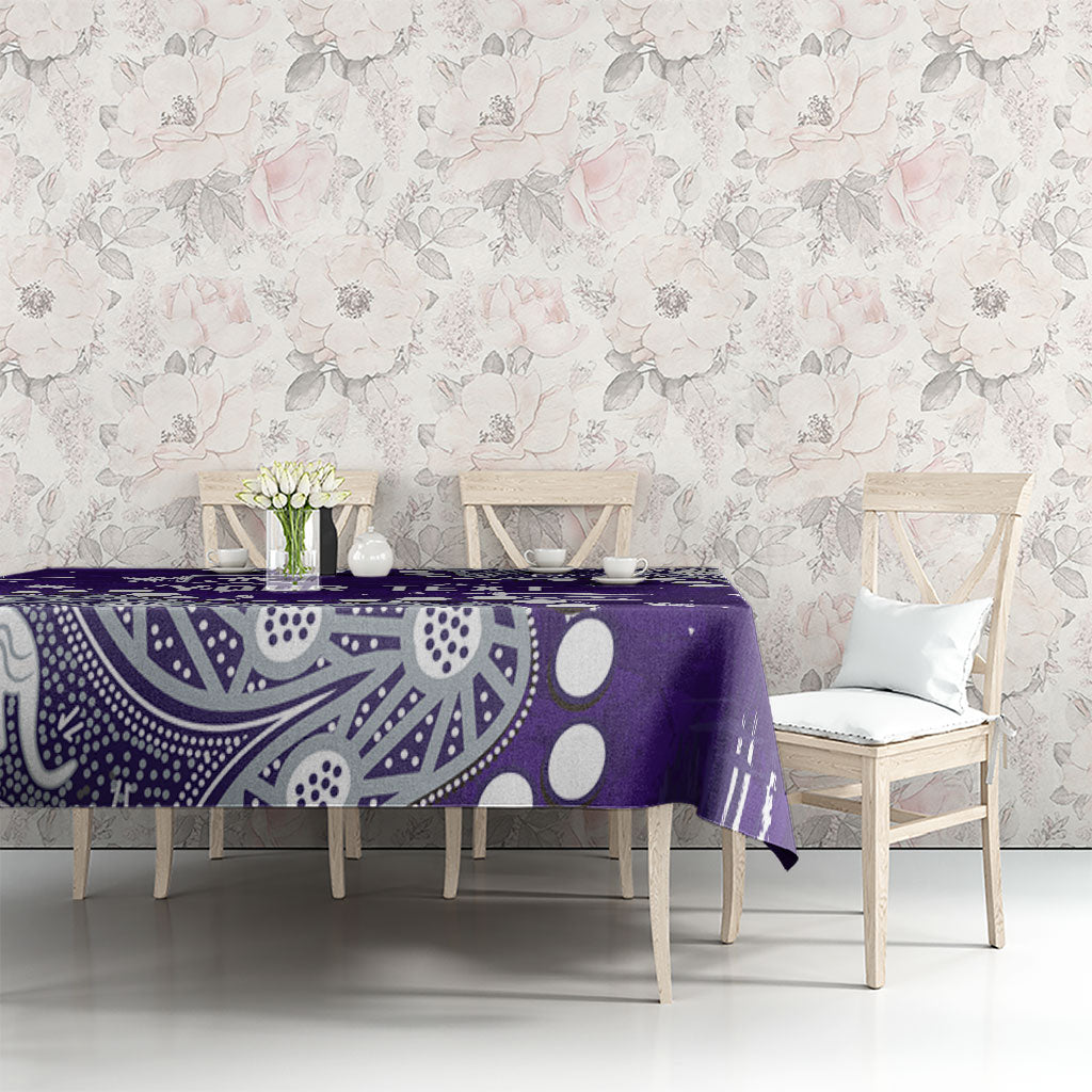 Personalized Fremantle Dockers Tablecloth Aboriginal Pattern with Graffiti Style