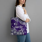 Personalized Fremantle Dockers Tote Bag Aboriginal Pattern with Graffiti Style