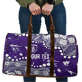 Personalized Fremantle Dockers Travel Bag Aboriginal Pattern with Graffiti Style