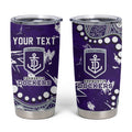 Personalized Fremantle Dockers Tumbler Cup Aboriginal Pattern with Graffiti Style