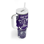 Personalized Fremantle Dockers Tumbler With Handle Aboriginal Pattern with Graffiti Style