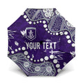 Personalized Fremantle Dockers Umbrella Aboriginal Pattern with Graffiti Style