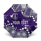 Personalized Fremantle Dockers Umbrella Aboriginal Pattern with Graffiti Style