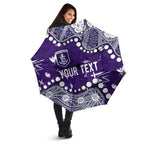 Personalized Fremantle Dockers Umbrella Aboriginal Pattern with Graffiti Style