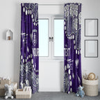 Personalized Fremantle Dockers Window Curtain Aboriginal Pattern with Graffiti Style
