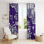 Personalized Fremantle Dockers Window Curtain Aboriginal Pattern with Graffiti Style