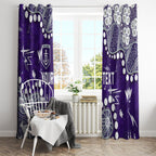 Personalized Fremantle Dockers Window Curtain Aboriginal Pattern with Graffiti Style