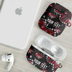 Personalized Essendon Bombers AirPods Case Aboriginal Pattern with Graffiti Style