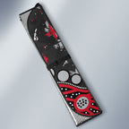 Personalized Essendon Bombers Auto Sun Shade Aboriginal Pattern with Graffiti Style
