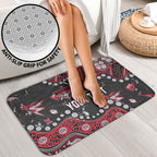 Personalized Essendon Bombers Bathroom Set Aboriginal Pattern with Graffiti Style