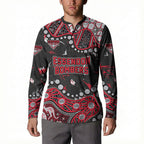 Personalized Essendon Bombers Button Sweatshirt Aboriginal Pattern with Graffiti Style