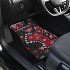 Personalized Essendon Bombers Car Mats Aboriginal Pattern with Graffiti Style