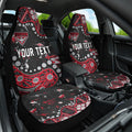 Personalized Essendon Bombers Car Seat Cover Aboriginal Pattern with Graffiti Style